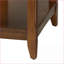 Table basse en noyer avec tiroir & amp; Tablette inférieure, composite de bois massif durable pour le salon-866064763