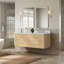 Meuble-lavabo mural double en chêne scandinave de 60 po Francesca-134547458-134547463