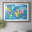 Voyage autour du monde - Reproduction d'art graphique sur papier encadré-373698461-373698456