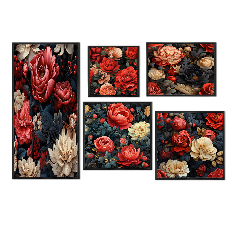 Ensemble de salon Juliana, Cadre flottant noir