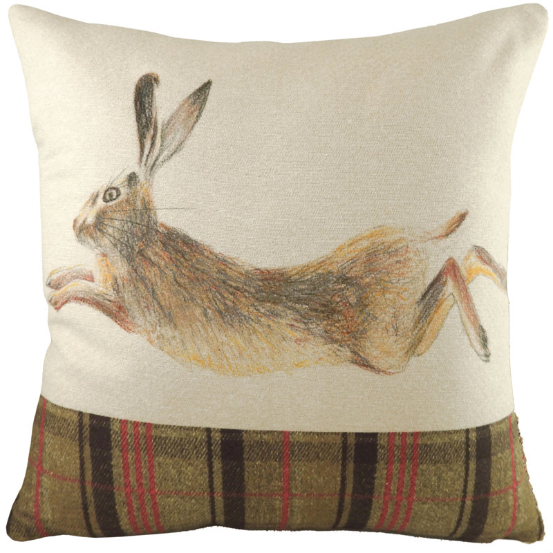 Plaid Square Throw Pillow Cover