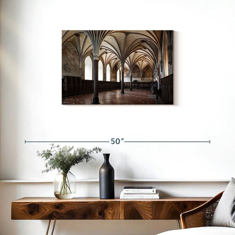 Colonnes du château Lilie Malbork, H 20 po x l 30 po