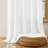 Semi Sheer Rod Pocket Curtain Panel with Tassel Fringe – Faux Linen Textured, Light Filtering, 1 Panel-509945924-509945932