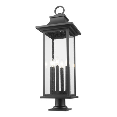 Luminaire d'extérieur monté sur pilier 6 lumières Olvera