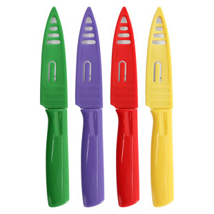 Gibson 3.5" Paring Knife & Sheath in 4 Assorted Colors