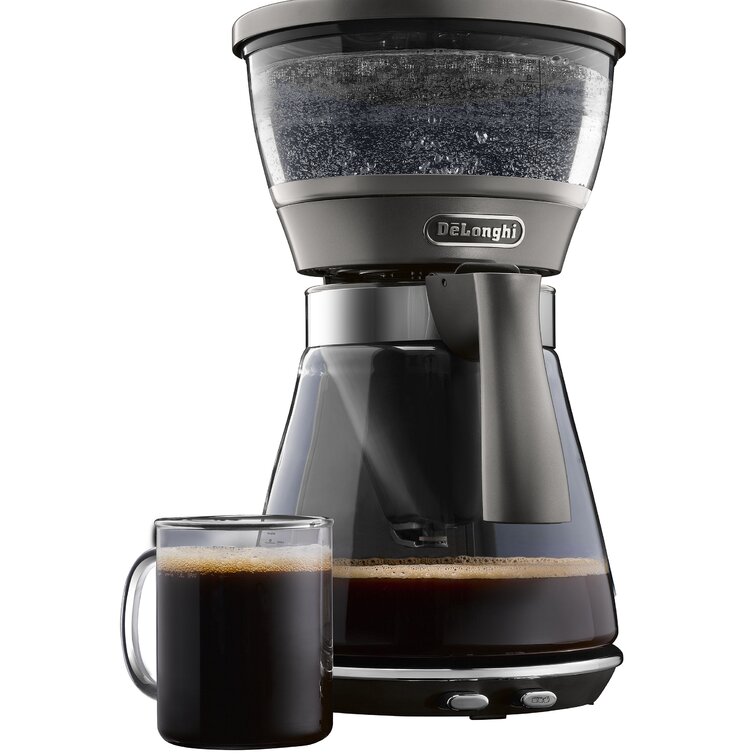 American-style Coffee Machine, Home Mini Fully Automatic Office All-in-one  Drip Coffee Maker With Tea Infusion Function, Gift 2 Exquisite Coffee Cups,  Comes With High Density Filter And Coffee Spoon. Unlock More Drinks