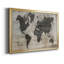 Carte du monde sur toile de qualité supérieure - prête à être accrochée-1535863319-1535863316