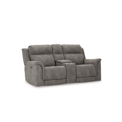Gordils 76'' Faux Leather Power Reclining Loveseat