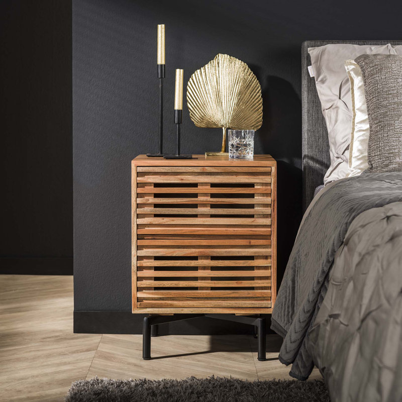 Pennville 2 Drawer Bedside Table