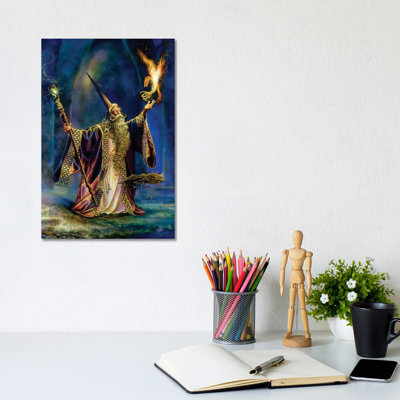 The Wizard by Myles Pinkney - Wrapped Canvas Print