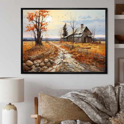 Countryside Rustic Barn Patchwork I - Landscapes Wall Decor