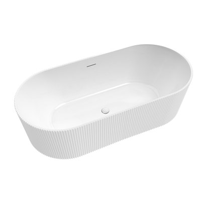 Linyi 66.9" x 31.5" Freestanding Acrylic Soaking Bathtub