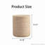 Table de bout Drum Circle avec motif Mars, pas besoin d'assemblage