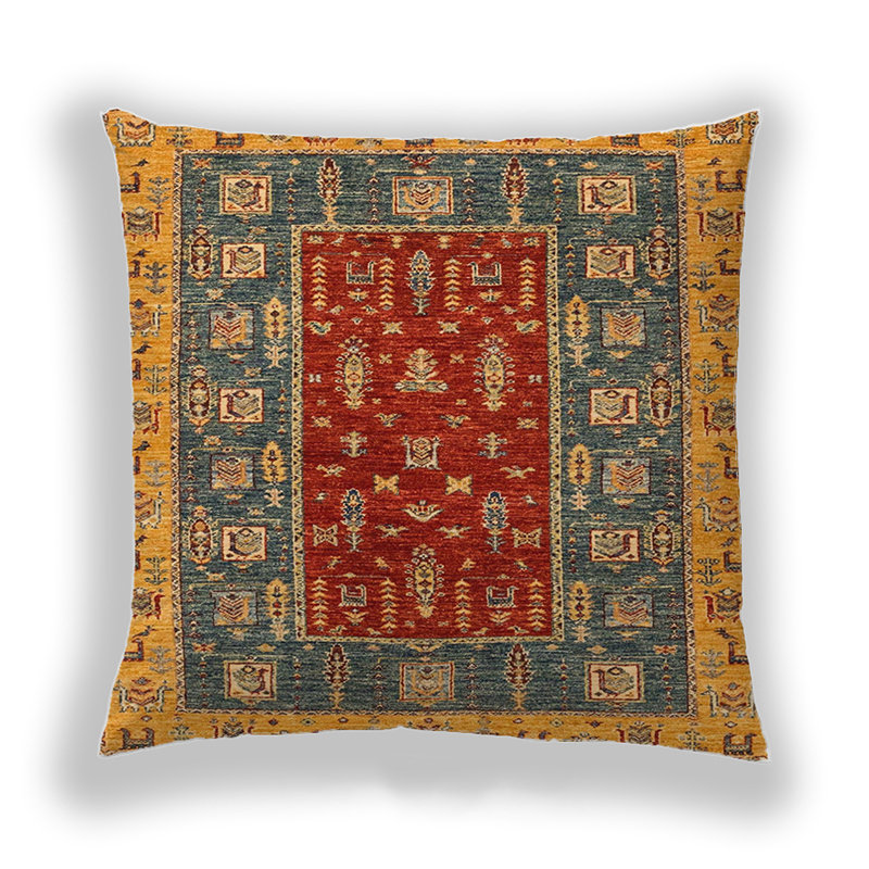 Coussin Abstract 2865, Microsuède