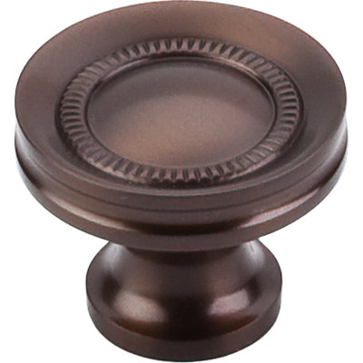 Button Faced 1 1/4" Diameter Round Knob