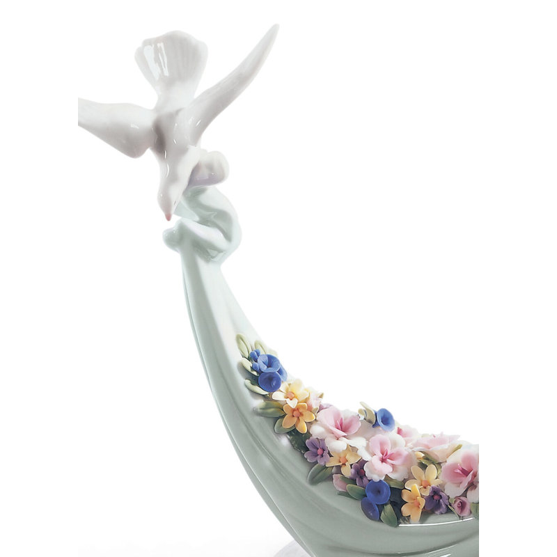 Petals of Peace Doves Figurine