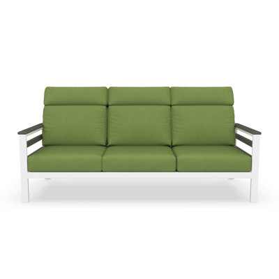 Townsend Metal Outdoor Sofa With Sunbrella Cushion by Birch Lane