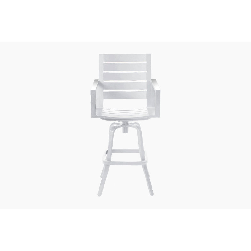Tabouret de bar 30 po Adelynn, Blanc