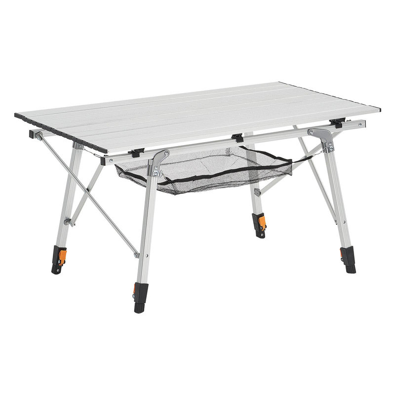 Couche de maille pliante en aluminium pour table de camping