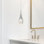 Luminaire suspendu simple à 1 lumière Lykeisha