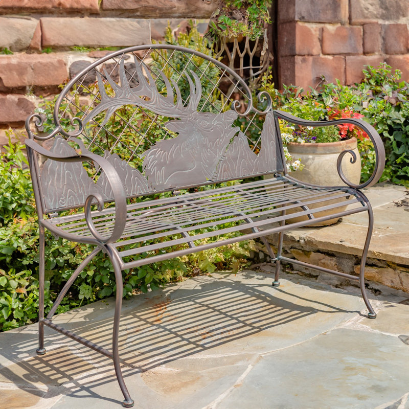 Banc d'extérieur en métal Heraclia