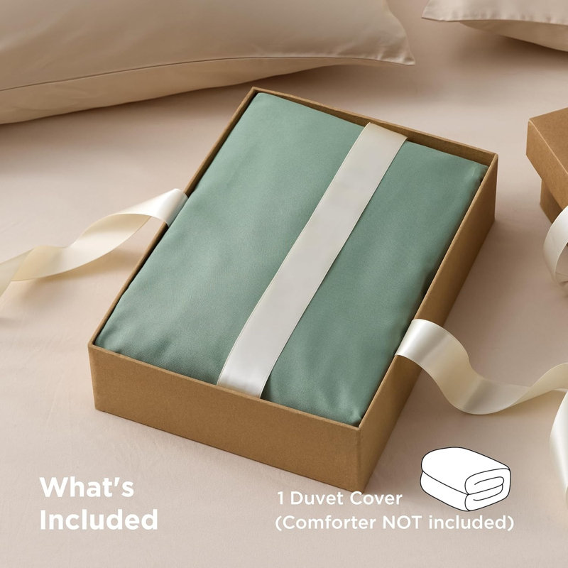 Bedsure Duvet Cover Queen Size— Only Includes 1 Duvet Cover for All Season, Queen Duvet Cover, Sage Green