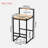 Vanwagoner Of 2 With Backrest And Footrest, Metal Frame