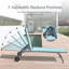 Chaise longue d'extérieur en alliage d'aluminium-1124156701
