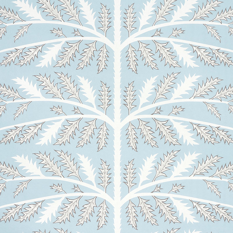 Papier peint Schumacher x Neisha Crosland Thistle, Minéral