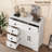 Farmhouse Storage Cabinet With 2 Doors And 4 Drawers-910278748