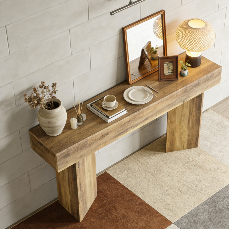 Narrow Console Table Sofa Table Entry Console Table