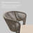 Brasia Polyethylene (PE) Wicker Outdoor Stool with Cushion-88989249-88989250