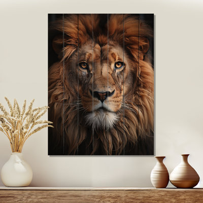 Oriane - Animaux, reproduction sur bois de pin naturel