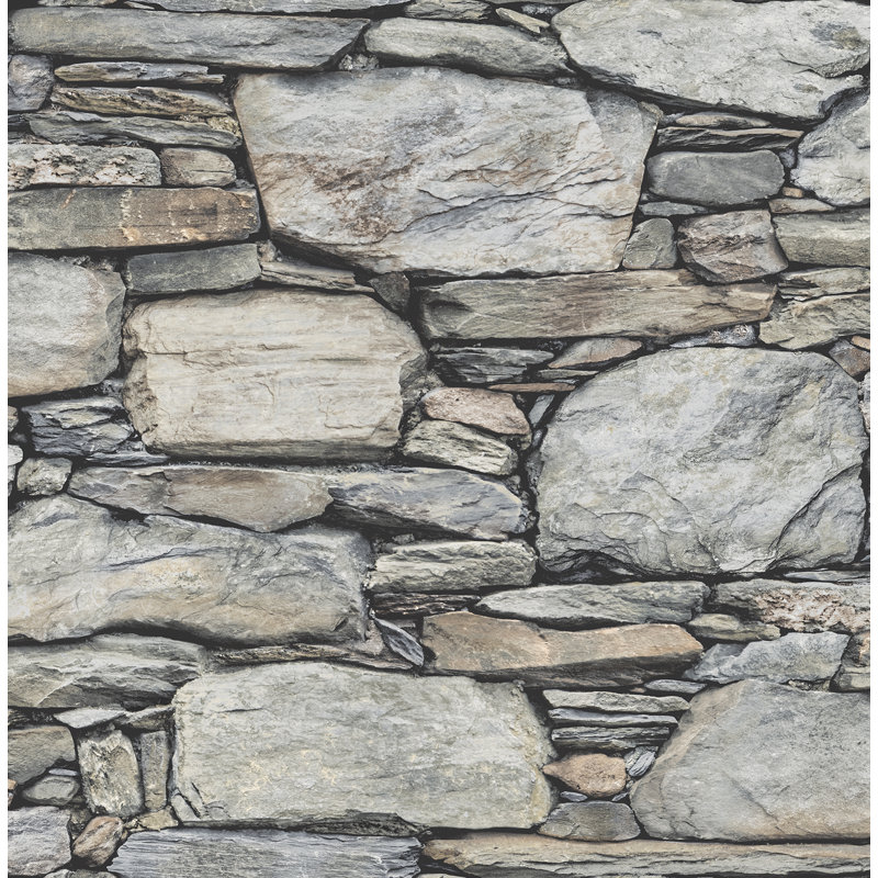 10.05m x 52cm Wallpaper Roll, Grey