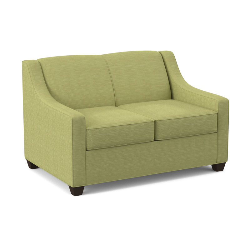 Phillips 52" Square Arm Sofa Bed with Reversible Cushions, Ridgecrest Meadow, Cafelle
