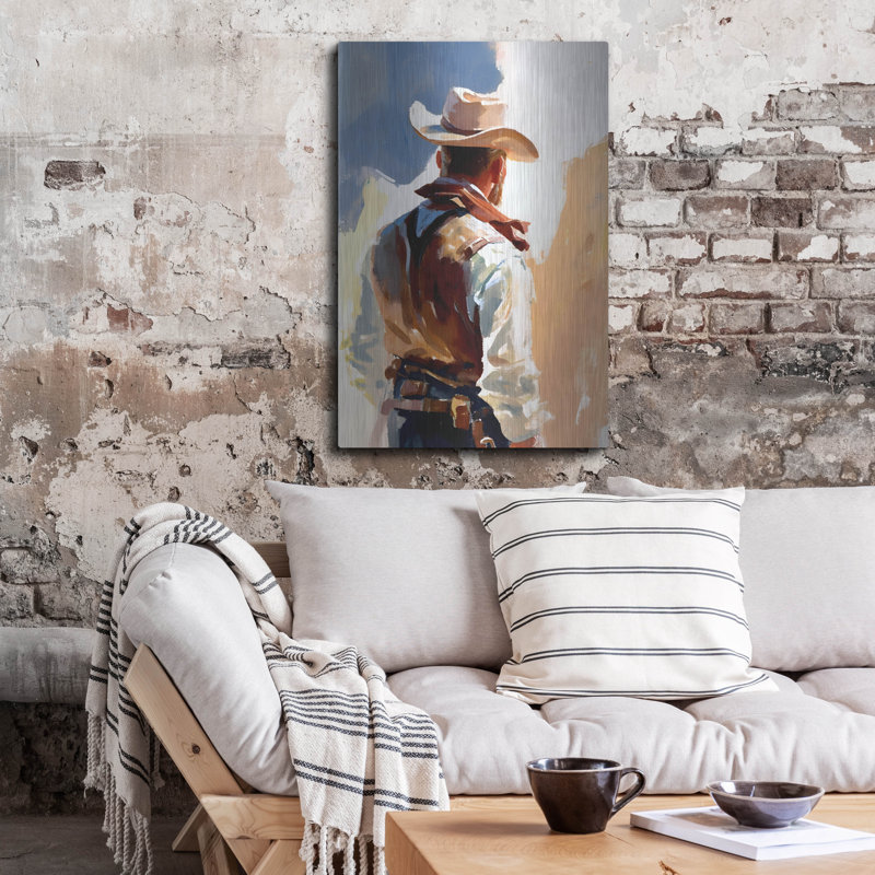 «Cowboy 2» par Petals Prints Design, H 36 po x l 24 po