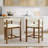 Simon Modern Curved-Back Counter Stools-1034589041