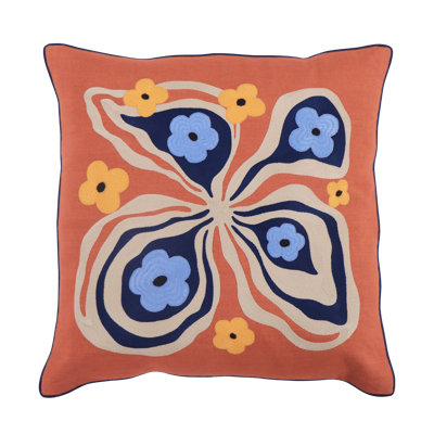 Bouquet Pillow Cover 20x20 Inch