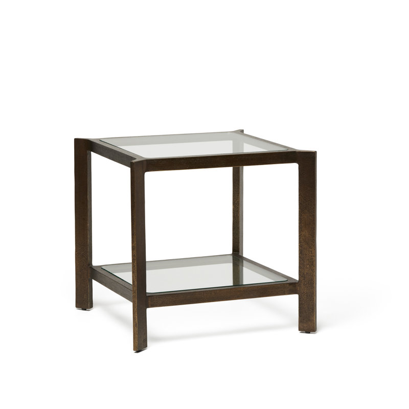 Linley Glass End Table