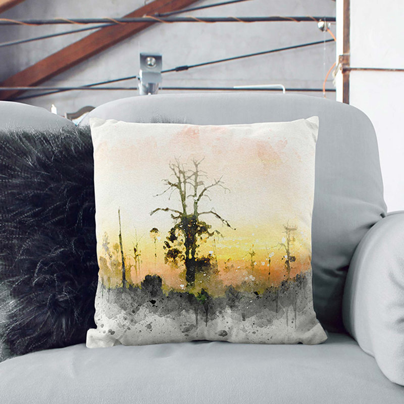 Square Throw Cushion, 55cm H x 55cm W x 20cm D