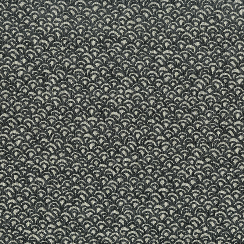 Abbeyshea Margo Woven Jacquard Fabric By The Yard, Charcoal