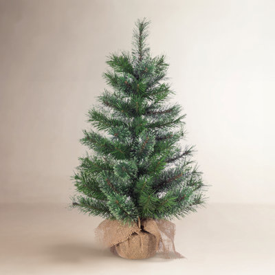 Cashmere Flocked 3' Pine Christmas Tree