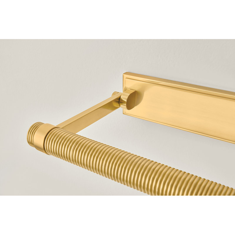 Lampe pour tableau Duell, Doré, H 2,75 po x l 24 po x P 24 po