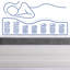 Surmatelas hybride 12 pouces sans bruit avec garantie de 12 ans-1454012714