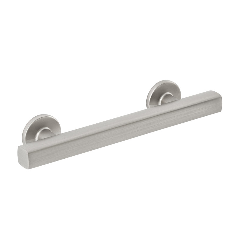 Poignée barre en nickel satiné 3 1/2 po Flynn, Nickel satiné, 3 1/2"