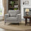 Fauteuil d'appoint surdimensionné avec pieds en métal, fauteuil et demi confortable-178812127-178812126