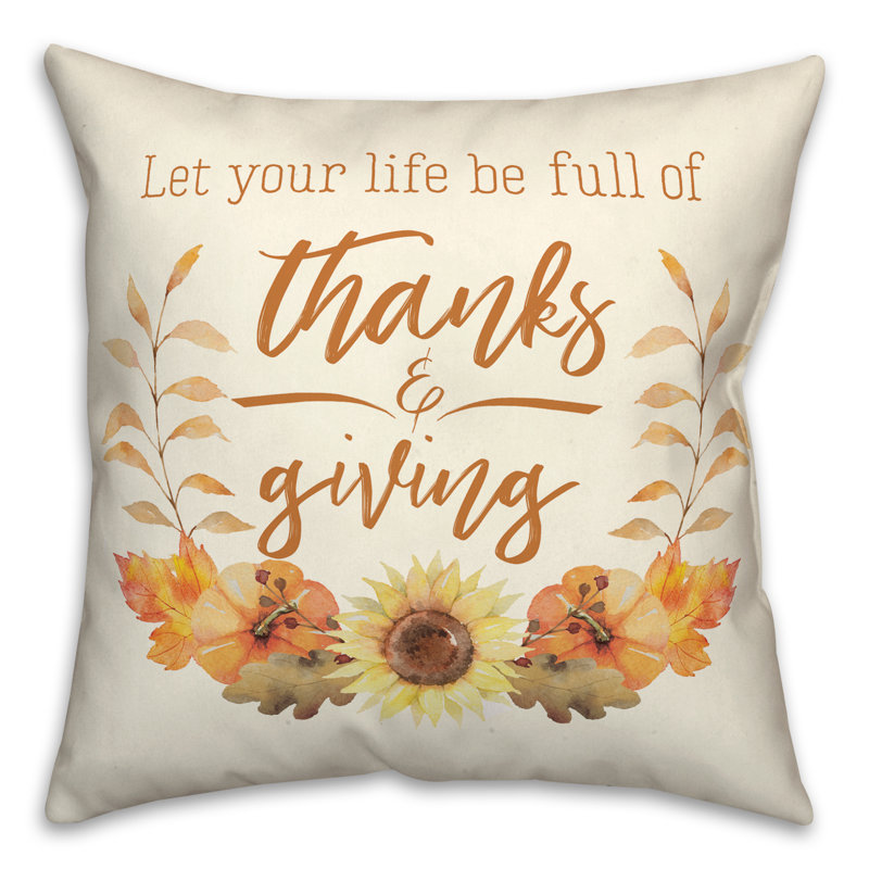  Square Pillow Cover & Insert