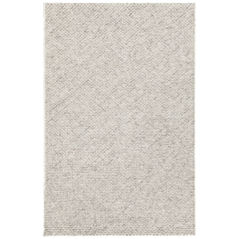 Ira Wool Area Rug in Gray, 5' x 7'6"