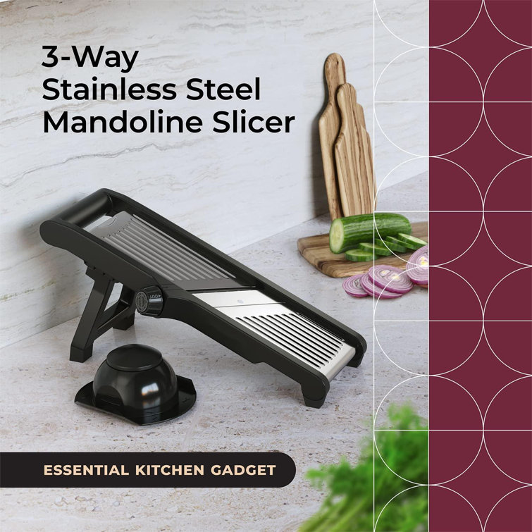 Color Of The Face Home 4 - Piece Stainless Steel Mandoline Slicer
