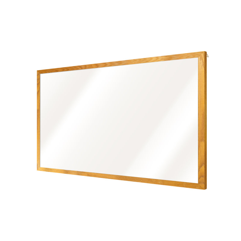 White 36" x 24" Oak Frame Dry Erase Board